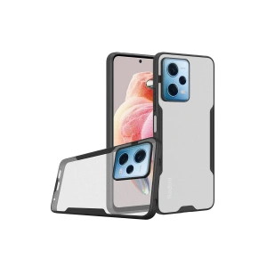 Newface Xiaomi Redmi Note 12 5G Kılıf Platin Silikon - Siyah