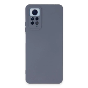Newface Xiaomi Redmi Note 12 Pro 4G Kılıf Nano içi Kadife Silikon - Gri