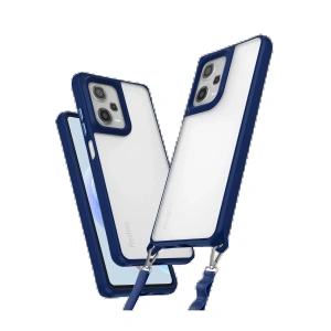 Newface Xiaomi Redmi Note 12 Pro 5G Kılıf Penta Silikon Kılıf - Lacivert