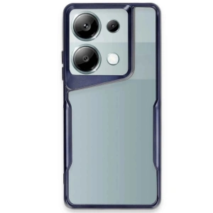 Newface Xiaomi Redmi Note 13 Pro 4G Kılıf Boyi Silikon Kapak - Lacivert