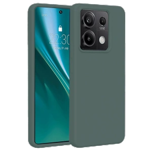 Newface Xiaomi Redmi Note 13 Pro 4G Kılıf First Silikon - Koyu Yeşil