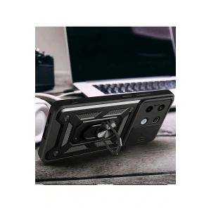 Newface Xiaomi Redmi Note 13 Pro 4G Pars Lens Yüzüklü Silikon - Lacivert