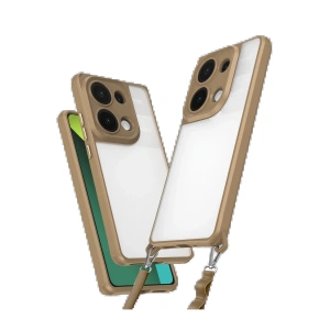 Newface Xiaomi Redmi Note 13 Pro 5G Kılıf Penta Silikon Kılıf - Çöl Titanyum