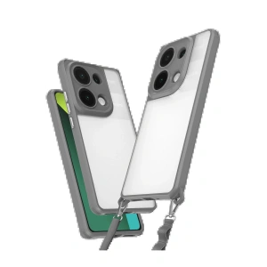 Newface Xiaomi Redmi Note 13 Pro 5G Kılıf Penta Silikon Kılıf - Titan Gri