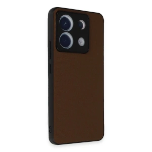 Newface Xiaomi Redmi Note 13 Pro 5G Kılıf Taft Kapak - Kahverengi