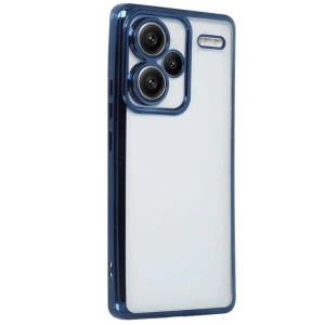 Newface Xiaomi Redmi Note 13 Pro Plus Kılıf Razer Lensli Silikon - Lacivert