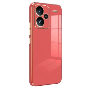 Newface Xiaomi Redmi Note 13 Pro Plus Kılıf Volet Silikon - Kırmızı