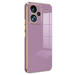 Newface Xiaomi Redmi Note 13 Pro Plus Kılıf Volet Silikon - Mor