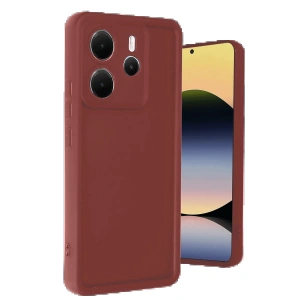 Newface Xiaomi Redmi Note 14 4G Kılıf Viera Silikon - Bordo