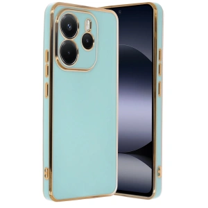 Newface Xiaomi Redmi Note 14 4G Kılıf Volet Silikon - Açık Yeşil