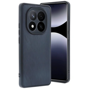 Newface Xiaomi Redmi Note 14 Pro 4G Kılıf Aras Deri Kapak - Lacivert