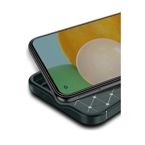 Newface Xiaomi Redmi Note 14 Pro 4G Kılıf Auto Focus Karbon Kapak - Koyu Yeşil