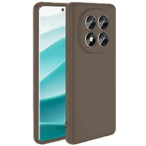 Newface Xiaomi Redmi Note 14 Pro 4G Kılıf First Silikon - Kahverengi