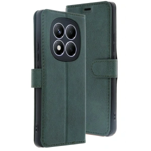 Newface Xiaomi Redmi Note 14 Pro 4G Kılıf Trend S Plus Kapaklı Kılıf - Yeşil