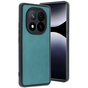 Newface Xiaomi Redmi Note 14 Pro 5G Kılıf Aras Deri Kapak - Açık Yeşil