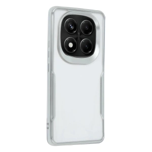 Newface Xiaomi Redmi Note 14 Pro 5G Kılıf Boyi Silikon Kapak - Gümüş