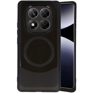 Newface Xiaomi Redmi Note 14 Pro 5G Kılıf Maya Karbon Kapak - Siyah