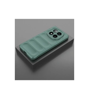 Newface Xiaomi Redmi Note 14 Pro 5G Kılıf Optimum Silikon - Koyu Yeşil