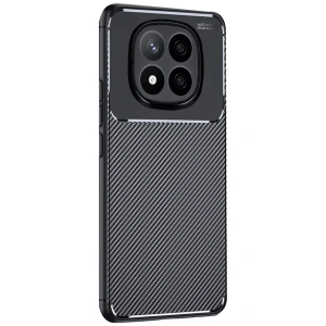 Newface Xiaomi Redmi Note 14 Pro Plus Kılıf Auto Focus Karbon Kapak - Siyah