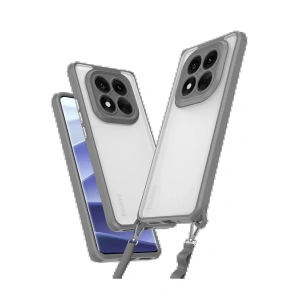 Newface Xiaomi Redmi Note 14 Pro Plus Kılıf Penta Silikon Kılıf - Titan Gri