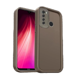 Newface Xiaomi Redmi Note 8 Kılıf Viera Silikon - Kahverengi