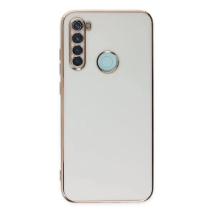 Newface Xiaomi Redmi Note 8 Kılıf Volet Silikon - Beyaz