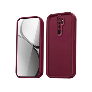 Newface Xiaomi Redmi Note 8 Pro Kılıf Viera Silikon - Bordo