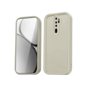 Newface Xiaomi Redmi Note 8 Pro Kılıf Viera Silikon - Krem