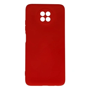 Newface Xiaomi Redmi Note 9 5G Kılıf Nano içi Kadife Silikon - Kırmızı