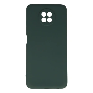 Newface Xiaomi Redmi Note 9 5G Kılıf Nano içi Kadife Silikon - Koyu Yeşil