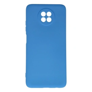 Newface Xiaomi Redmi Note 9 5G Kılıf Nano içi Kadife Silikon - Mavi