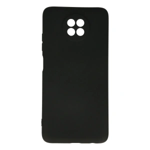 Newface Xiaomi Redmi Note 9 5G Kılıf Nano içi Kadife Silikon - Siyah