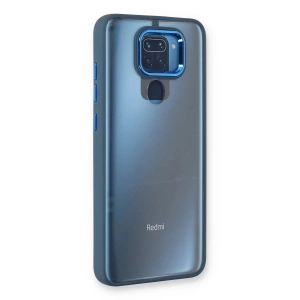 Newface Xiaomi Redmi Note 9 Kılıf Dora Kapak - Mavi