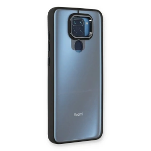 Newface Xiaomi Redmi Note 9 Kılıf Dora Kapak - Siyah