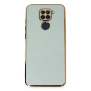 Newface Xiaomi Redmi Note 9 Kılıf Volet Silikon - Açık Yeşil