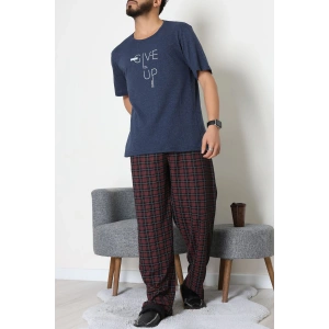 Ön Ve Arka Baskılı Süprem Erkek Pijama Takımı Laciekose - 70862.1961.
