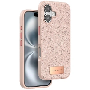 Onegif iPhone 16 Plus Bright Simli Kapak - Pembe