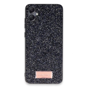 Onegif Samsung Galaxy A05 Bright Simli Kapak - Siyah