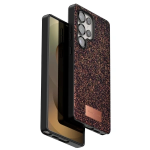 Onegif Samsung Galaxy S25 Ultra Bright Simli Kapak - Derin Mor