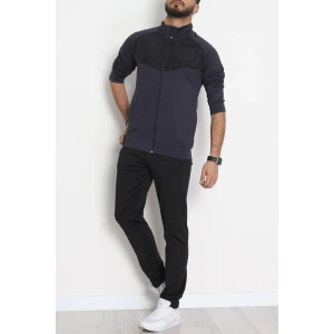 Önü Parçalı Dalgıç Erkek Eşofman Takımı Antrasit - 42536.1937.