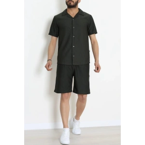 Ottoman Gömlek şort Erkek ikili Takım Koyuhaki - 70942.1937.