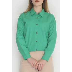 Oversize Gömlek Yeşil1 - 0010.053.