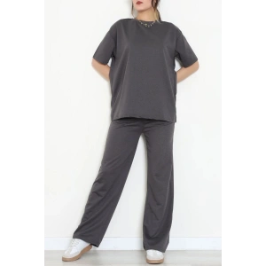 Oversize İki İplik Wortex Takım Antrasit - 80303.1878.