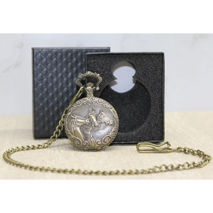 Özel Kutulu At Büstü Köstekli Saat Alk2611