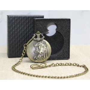 Özel Kutulu At Büstü Köstekli Saat Alk2617