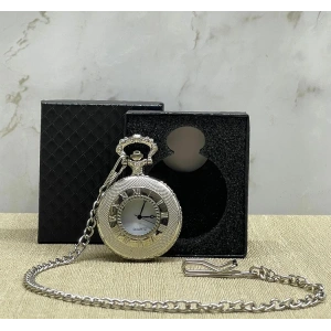 Özel Kutulu Gümüş Köstekli Saat Alk4660