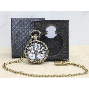 Özel Kutulu Hayat Ağacı Tasarımı Köstekli Saat Alk2612