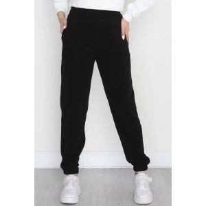 Paça Lastikli Polar Eşofman Altı Siyah - 51001.053.