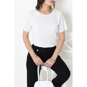 Pamuk Polyester Tişört Ekru - 80714.275.
