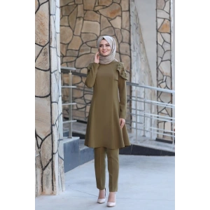 Pelerinli Takım Elbise mc0034 Haki